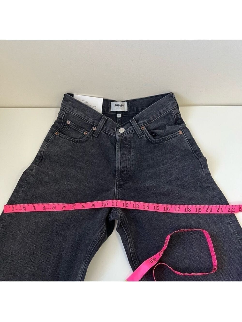 AGOLDE V-Waist Baggy Jeans Size 24 - Picture 14 of 14